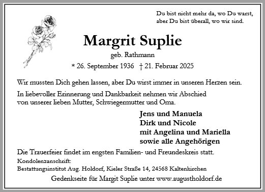 Margrit Suplie