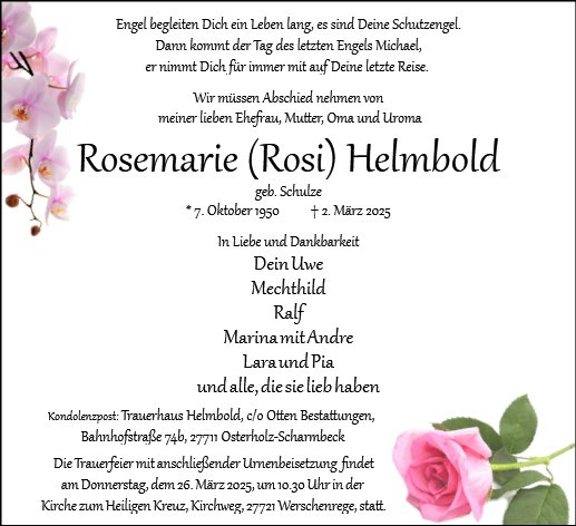 Rosemarie Helmbold