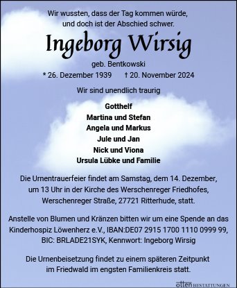 Ingeborg Wirsig