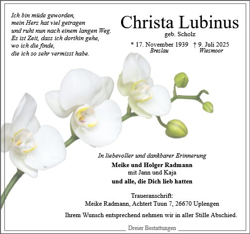 Christa Lubinus