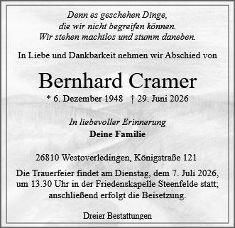 Bernhard Cramer