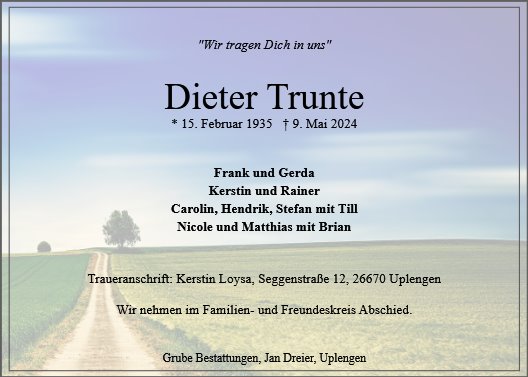 Dietrich Trunte