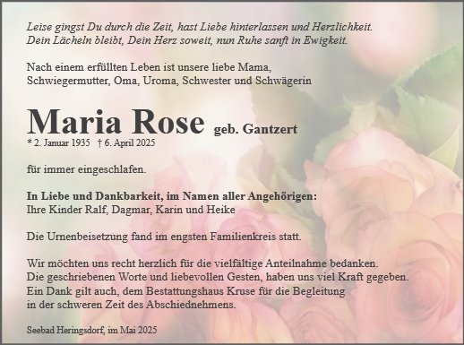 Maria Rose
