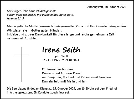 Irene Seith