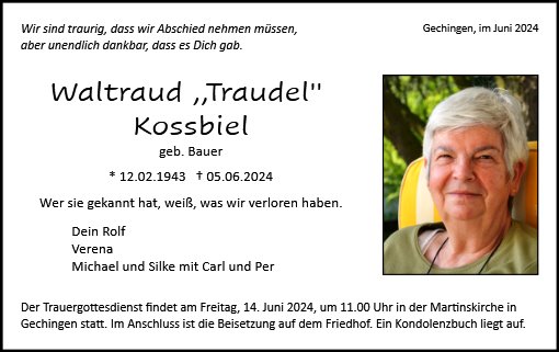 Waltraud Kossbiel