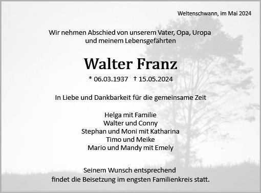Walter Franz