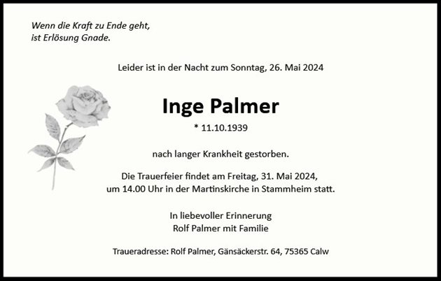 Inge Palmer