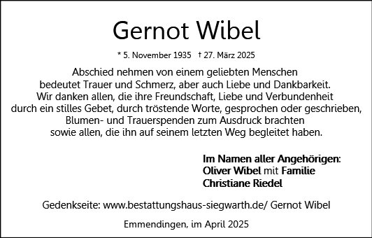 Gernot Wibel