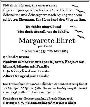 Margarete Ehret