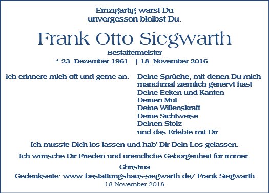Frank Siegwarth
