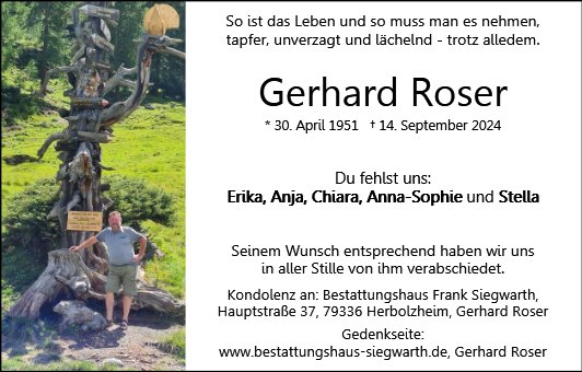Gerhard Roser