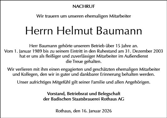 Helmut Baumann