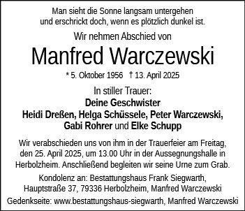 Manfred Warczewski