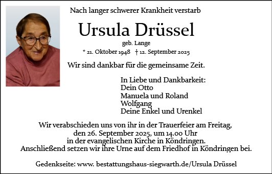 Ursula Drüssel