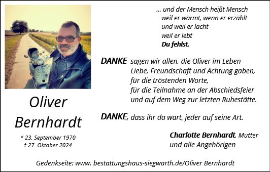 Oliver Bernhardt