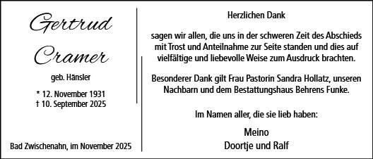 Gertrud Cramer