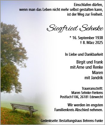 Siegfried Sehnke