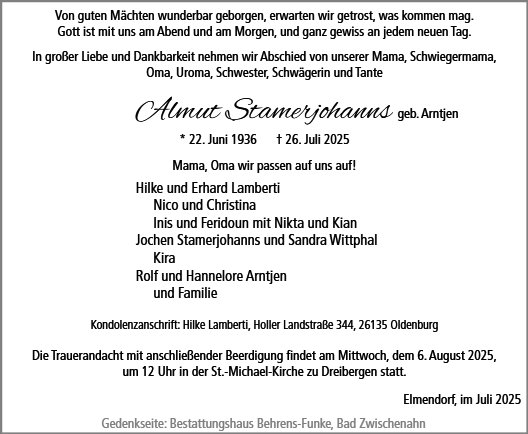 Almut Stamerjohanns