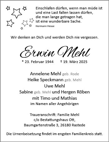 Erwin Mehl
