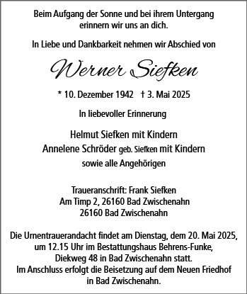 Werner Siefken
