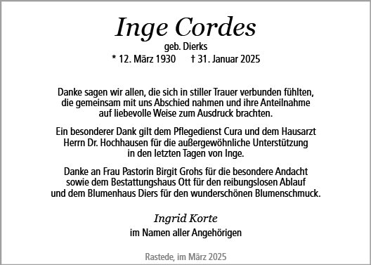 Inge Cordes