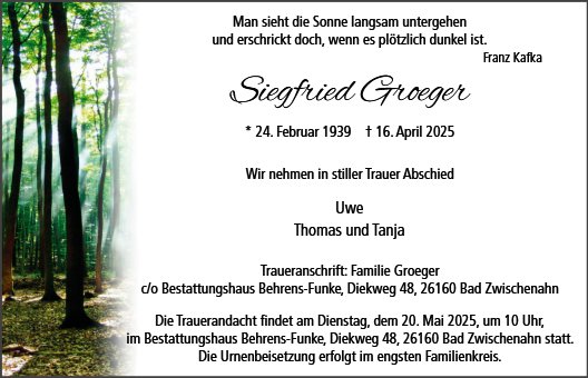 Siegfried Groeger
