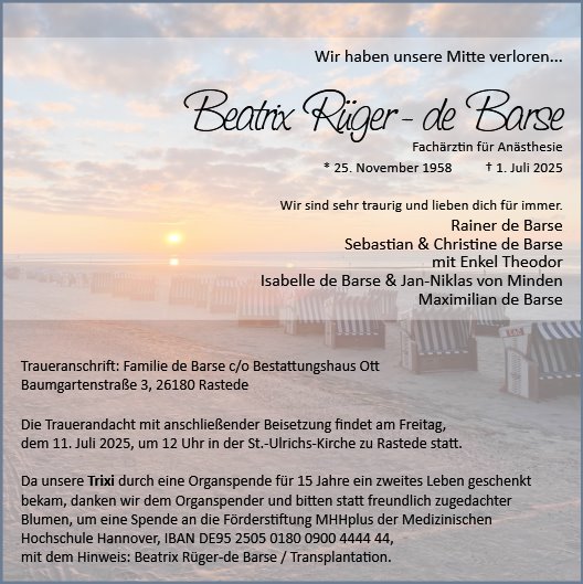 Beatrix Rüger-de Barse