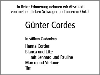 Günther Cordes