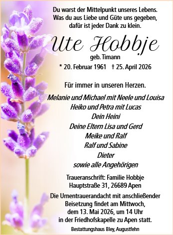 Ute Hobbje
