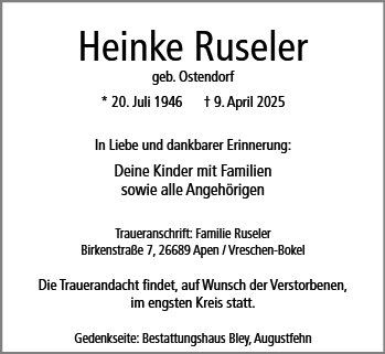 Heinke Ruseler