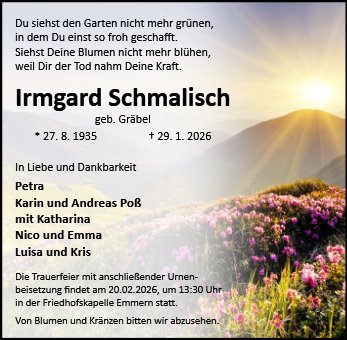Irmgard Schmalisch