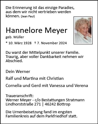 Hannelore Meyer