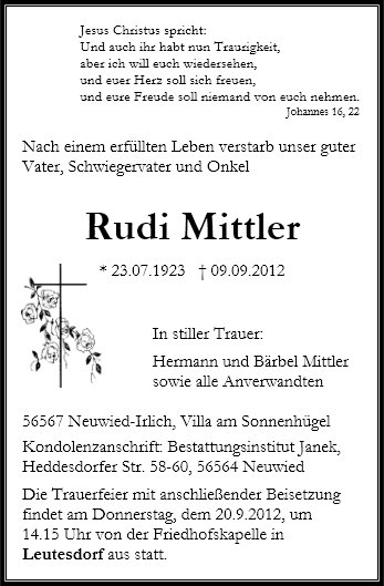 Rudi Mittler