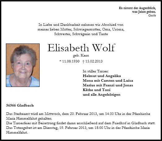 Elisabeth Wolf