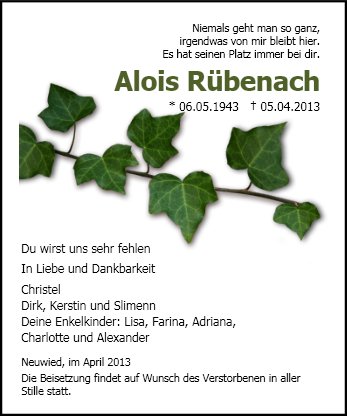 Alois Rübenach