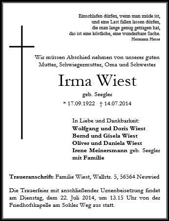 Irma Wiest