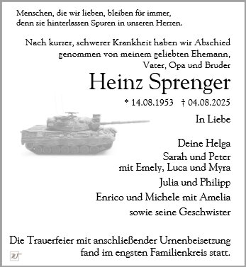 Heinz Sprenger