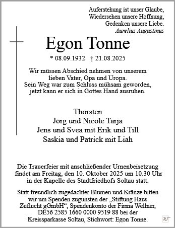 Egon Tonne