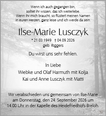 Ilse-Marie Lusczyk