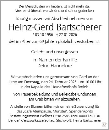 Heinz Gerhard Bartscherer