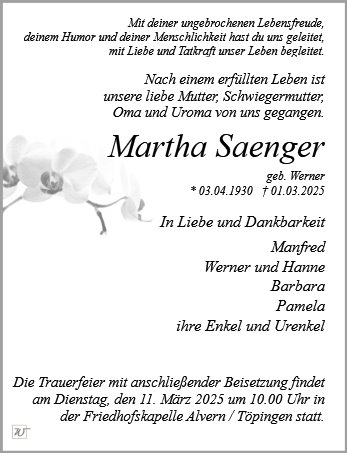 Martha Saenger