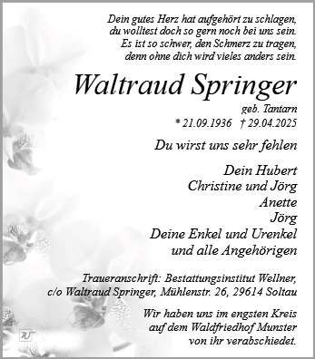 Waltraud Springer
