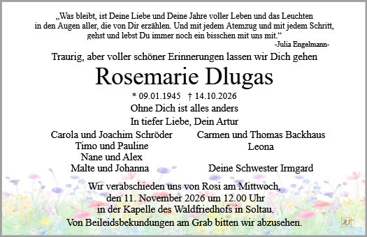 Rosemarie Dlugas