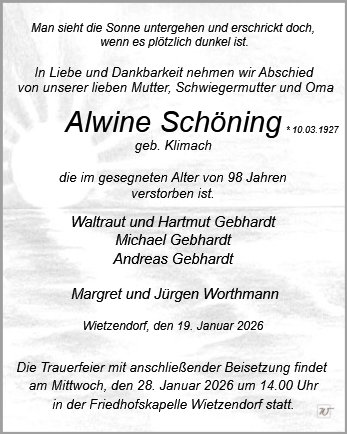 Alwine Schöning