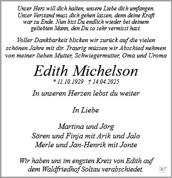 Edith Michelson