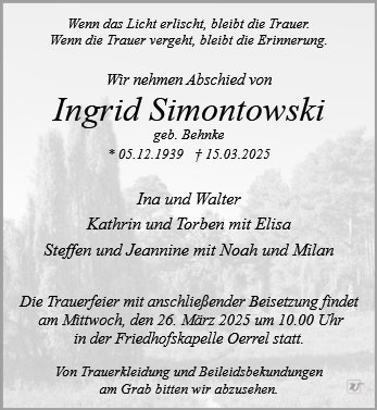 Ingrid Simontowski