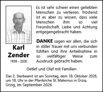 Karl Zender