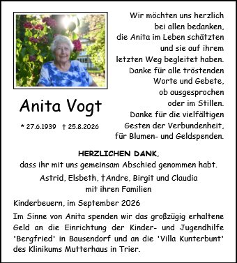 Anita Vogt