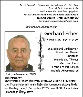 Gerhard Erbes 