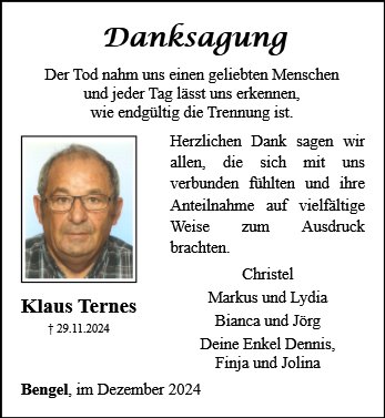Klaus Ternes 
